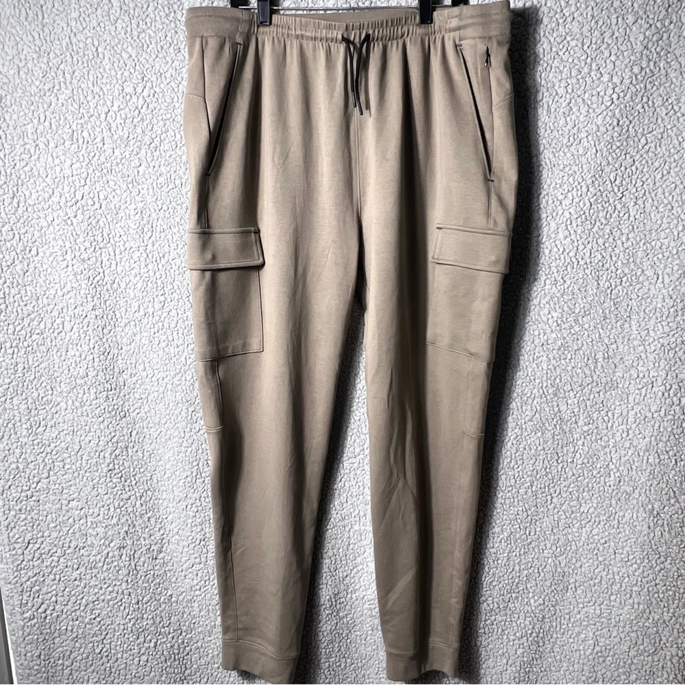 Old Navy Men's Beige Cargo Jogger Sweat Pants 2XL Super Comfy New/no tags